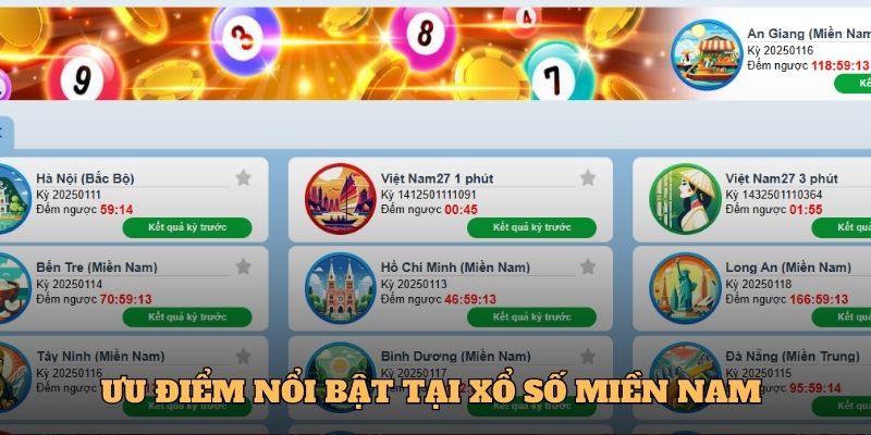 Xổ số miền Nam - Ưu điểm khách hàng ABC8 không thể bỏ lỡ